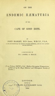 Cover of: The preparations of conium maculatum of the British pharmacopoeia, 1864