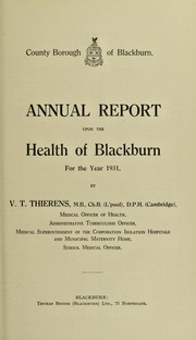 Cover of: [Report 1931]