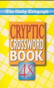 Cover of: The "Daily Telegraph" Cryptic Crossword Book (Crossword) by "Daily Telegraph"