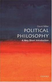 Cover of: Political Philosophy by Miller, David