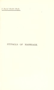 Cover of: Pitfalls of marriage