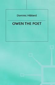 Cover of: Owen the poet by Dominic Hibberd