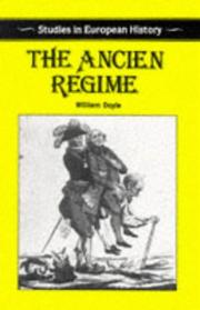 Cover of: The ancien regime