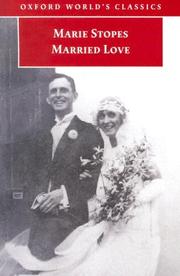 Married love by Marie Charlotte Carmichael Stopes