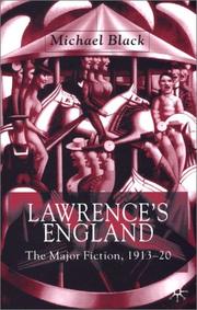 Cover of: Lawrence's England: the major fiction, 1913-20