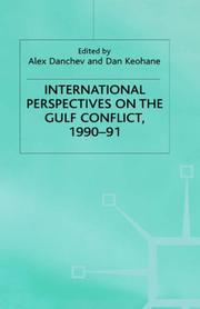 Cover of: International perspectives on the Gulf conflict, 1990-91