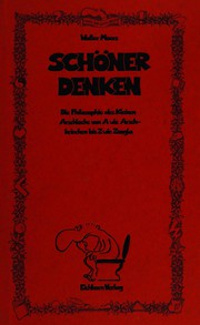 Cover of: Schöner denken by Walter Moers