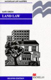 Cover of: Land law by Kate Green