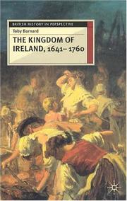 Cover of: The Kingdom of Ireland, 1641-1760 by T. C. Barnard