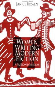 Cover of: Women Writing Modern Fiction: A Passion for Ideas