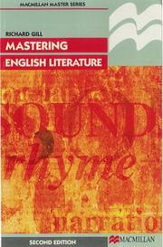 Cover of: Mastering English Literature (Palgrave Master)