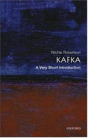 Cover of: Kafka by Ritchie Robertson