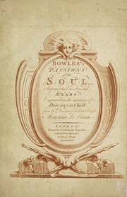 Cover of: Heads. Representing the various passions of the soul; as they are expressed in the human countenance