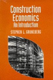 Cover of: Construction Economics