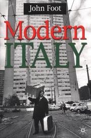 Cover of: Modern Italy by John Foot