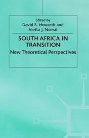 Cover of: South Africa in Transition: New Theoretical Perspectives