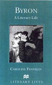 Cover of: Byron (Macmillan Literary Lives)