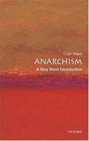 Cover of: Anarchism: A Very Short Introduction