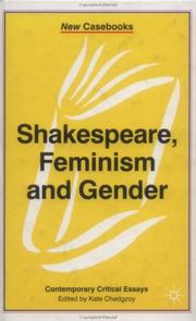 Cover of: Shakespeare, feminism and gender by edited by Kate Chedgzoy.
