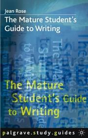 Cover of: The Mature Student's Guide to Writing