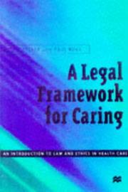 Cover of: A Legal Framework for Caring by Lucy Fletcher, Paul Buka