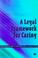 Cover of: A Legal Framework for Caring