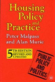 Cover of: Housing Policy and Practice (Public Policy & Politics)