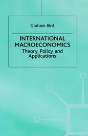 Cover of: International Macroeconomics