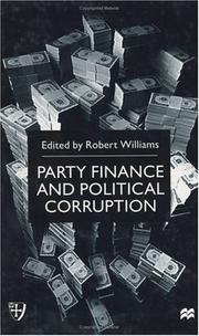 Cover of: Party Finance and Political Corruption