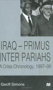 Cover of: Iraq-primus inter pariahs | G. L. Simons