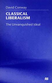 Cover of: Classical Liberalism by David Conway