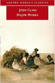 Cover of: Major works by Clare, John