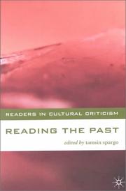 Cover of: Reading the Past: Literature and History (Readers in Cultural Criticism)