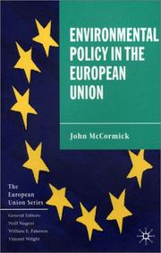 Cover of: Environmental Policy in the European Union by John McCormick