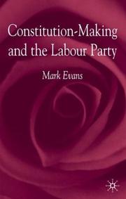 Cover of: Constitution-making and the Labour Party
