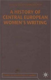 Cover of: A history of Central European women's writing