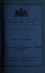 Specification of William Botham by W. Botham