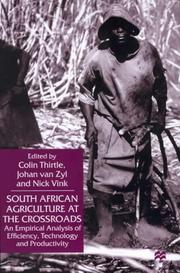 Cover of: South African Agriculture at the Crossroads by 