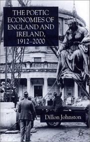 Cover of: The poetic economies of England and Ireland, 1912-2000
