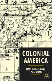 Colonial America by Mary K. Geiter, W.A Speck