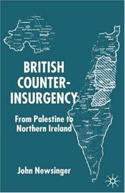 Cover of: British Counterinsurgency: From Palestine to Northern Ireland