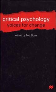 Cover of: Critical Psychology: Voices for Change