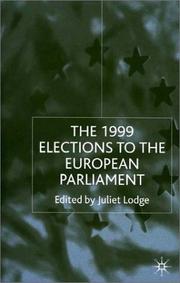 Cover of: The 1999 Elections To the European Parliament