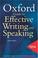 Cover of: The Oxford Guide to Effective Writing and Speaking