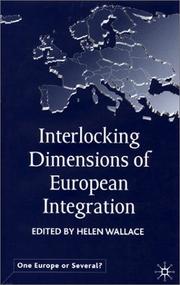 Cover of: Interlocking dimensions of European integration by edited by Helen Wallace.