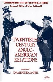 Cover of: Twentieth-century Anglo-American relations