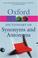 Cover of: A Dictionary of Synonyms and Antonyms (Oxford Paperback Reference)