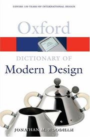 Cover of: A Dictionary of Modern Design