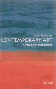 Cover of: Contemporary Art by Julian Stallabrass