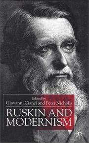 Cover of: Ruskin and modernism